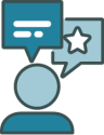 Pictogramme d'un dialogue
